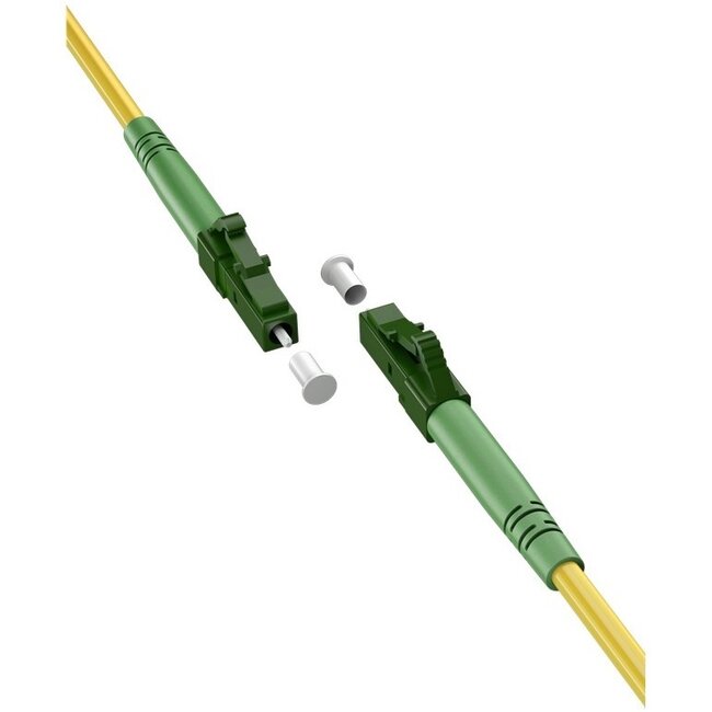LC/APC Simplex FTTH Kabel | OS2 | Gelb | LSZH | 3 Meter