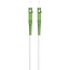 SC/APC Simplex FTTH Kabel | OS2 | Weiß | LSZH | 15 Meter