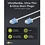 UTP CAT6a Slimline Netzwerkkabel | LSZH | Weiß | 1 Meter