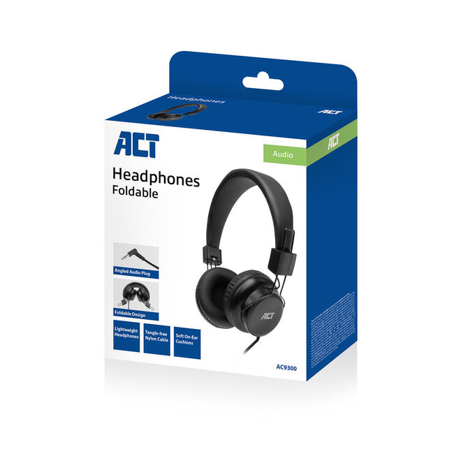 ACT faltbarer On-Ear Kopfhörer | 1,5 Meter
