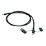 ROLINE USB 2.0 Typ C Kabel, ST/ST mit Datenblocker Adaptern Typ A & C