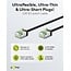 UFTP CAT8.1 Slimline Netzwerkkabel | LSZH | Schwarz | 5 Meter