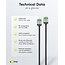 UFTP CAT8.1 Slimline Netzwerkkabel | LSZH | Schwarz | 5 Meter