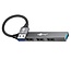 Goobay USB-Hub (USB-A) | 4x USB-A | USB 2.0/3.0 | Aluminium | 0,10 m