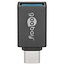 USB-C (m) auf USB-A (w) Adapter | kompakt | USB 3.0 | OTG | grau