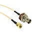 SMA (m) - BNC (w) Einbau Adapterkabel | RG316 | 50 Ohm | 0,30 m