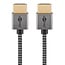 Goobay Plus HDMI-Kabel Slimline | HDMI 2.1 (8K 60Hz + HDR) | 0,50 m
