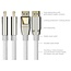 Python DisplayPort-Kabel | DP2.1a (10K 60Hz) | UHBR13.5 (54Gbit/s) | Weiß | 3 Meter