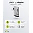 Goobay USB-C Winkeladapter oben/unten kurz | USB4 40 Gbps | PD 240W | 8K 60Hz | Aluminium