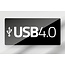 Goobay USB-C Winkeladapter oben/unten kurz | USB4 40 Gbps | PD 240W | 8K 60Hz | Aluminium