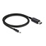 Delock USB-Ladekabel 2,3 V für elektrische Rasierer kompatibel mit Braun MGK3335, MGK3010, MGK3020 – Ersatzladegerät Kabel 1,5 m