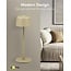 Goobay Kabellose LED-Tischlampe, Größe S, 25 cm, Beige
