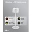 Goobay Kabellose LED-Tischlampe, Größe S, 25 cm, Weiß