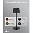 Goobay Kabellose LED-Tischlampe, Größe S, 25 cm, Schwarz
