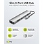 Goobay Slim 8-Port USB-Hub mit HDMI™ und RJ45, 5 Gbit/s