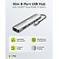 Goobay Slim 8-Port USB-Hub mit HDMI™ und RJ45, 5 Gbit/s