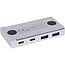 InLine® 4-Port Magnetischer USB-Hub, 2x USB-C, 2x USB-A, 10 Gb/s, Aluminium