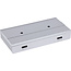 InLine® 4-Port Magnetischer USB-Hub, 2x USB-C, 2x USB-A, 10 Gb/s, Aluminium