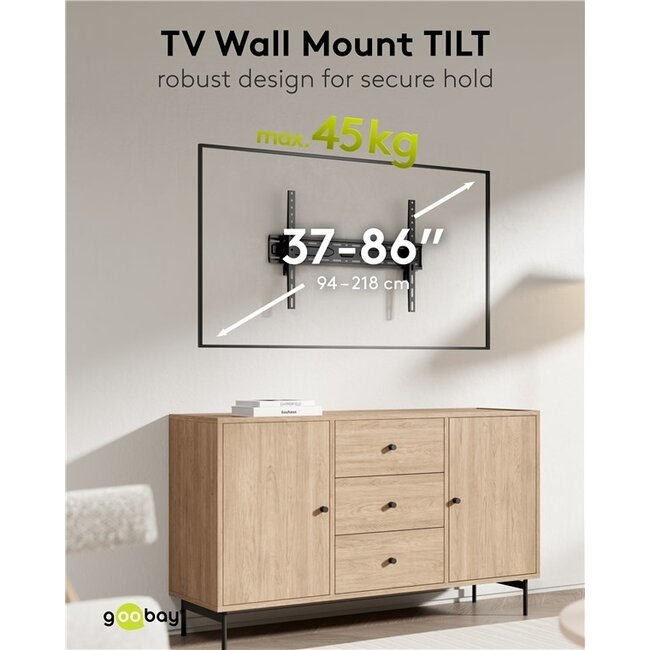 Goobay TV-Wandhalterung neigbar (XL)