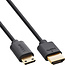 InLine® Slim Ultra High Speed HDMI Kabel, 8K4K, A Stecker / C Stecker (Mini), 1m