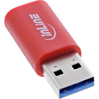 InLine® InLine® USB-Datensperre Adapter USB-A Stecker auf USB-C Buchse