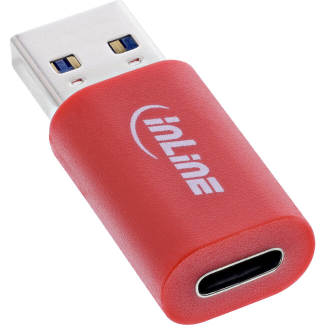InLine® USB-Datensperre Adapter USB-A Stecker auf USB-C Buchse