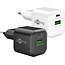 Goobay 20 W USB-C PD GaN Dual Schnellladegerät Schwarz