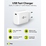 Goobay 25 W USB-C PD GaN Schnellladegerät Weiß