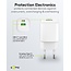 Goobay 20 W USB-C PD GaN Dual Schnellladegerät Weiß