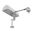 VALUE Tischsteckdose 3-fach mit Schalter, 3x USB (2x A, 1x C), Tischklemme, 1,5 m