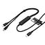VALUE USB Typ C Ladekabel Verteiler, C auf 2x C, Stecker/Stecker, max. 100 W, Schwarz, 1,8 m
