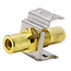 ROLINE RCA Keystone-Kupplung, Metall, Gelb
