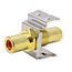 ROLINE RCA Keystone-Buchse, Metall, Rot
