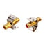 ROLINE RCA Keystone-Buchse, Metall, Rot