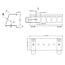 VALUE - DIN-Schienenadapter leer, für 6 Keystone-Module