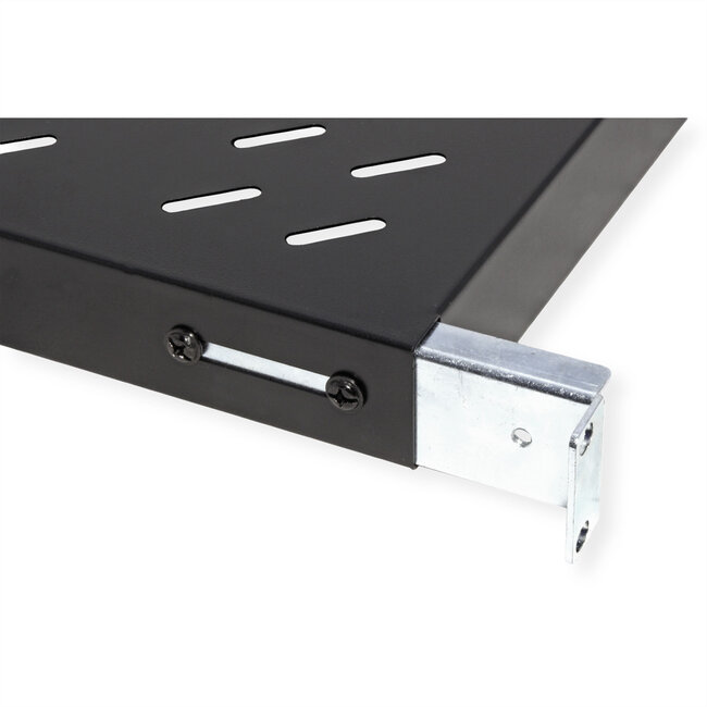 VALUE 19"-Einlegeboden 1HE, Tiefe verstellbar, 440 x 568 mm, 50 kg Traglast