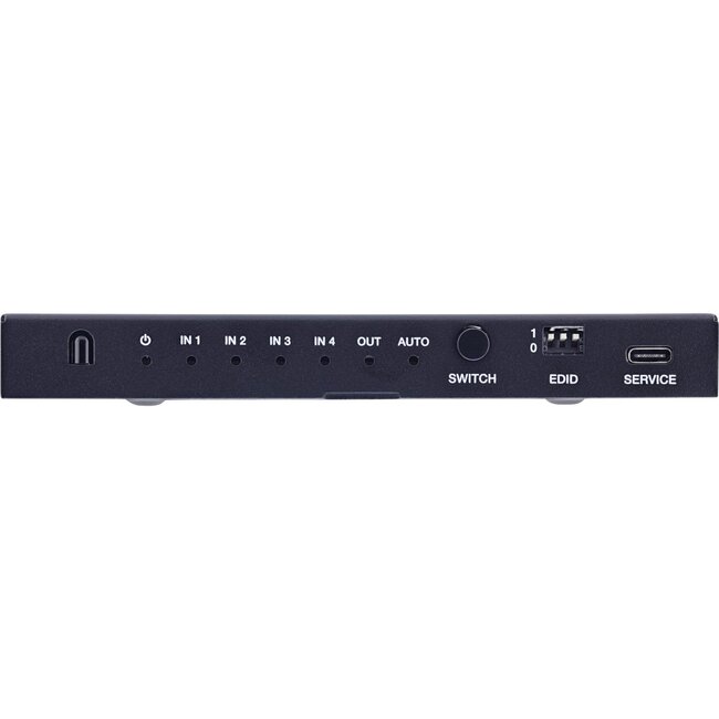 InLine HDMI/USB-C Umschalter mit EDID Management | 4 zu 1 | HDMI 2.1 (8K 60Hz + HDR)