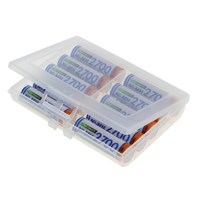 Aufbewahrungsbox für 10 AA/AAA Batterien