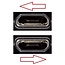 Micro-USB rechtwinklig (rechts) - USB-A Kabel | Ferritkern | Vergoldet | USB 2.0 | 10W | Schwarz | 1 Meter