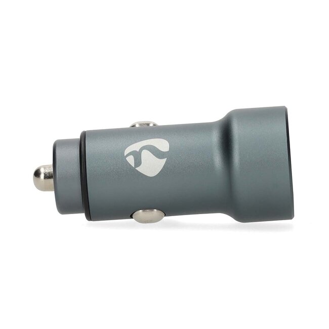 Nedis USB Auto-Ladegerät | USB-C PD & USB-A QC | 48W | Grau
