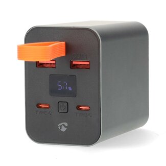 Nedis Nedis Powerbank | 2x USB-C PD 100W + 2x USB-A QC 18W | 30.000 mAh