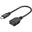 Goobay USB-C (m) auf USB-A (w) Adapter | USB 2.0 | 2,5W | Schwarz | 0,20 m