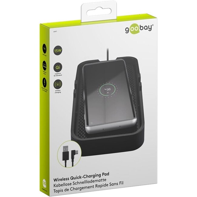 Goobay kabellose Qi-Ladestation | 15W