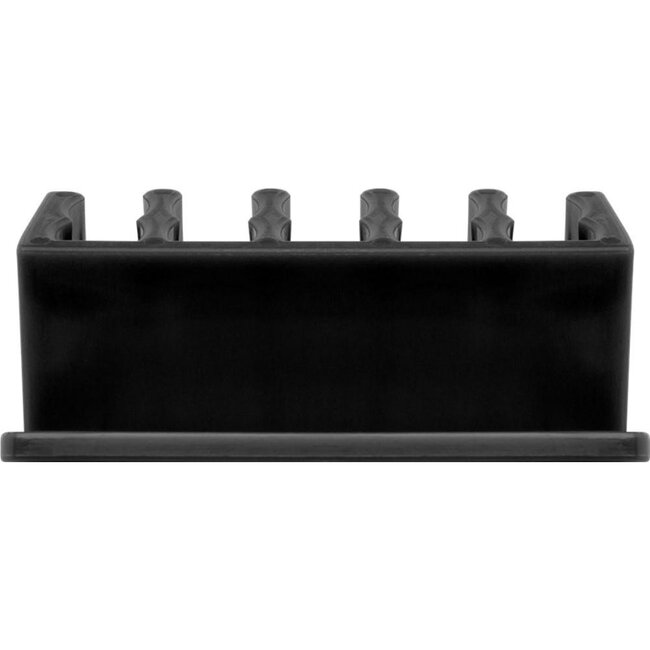Goobay selbstklebende Kabelhalter für 5 Kabel | 2 Stück | Schwarz