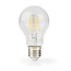 Nedis LED-Glühfadenlampe | Warmweiß | E27 | A60 | 8W
