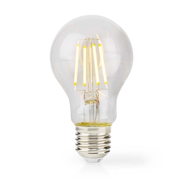 Nedis LED-Glühfadenlampe | Warmweiß | E27 | A60 | 8W
