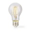 Nedis LED-Glühfadenlampe | Warmweiß | E27 | A60 | 8W