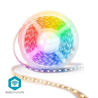 Nedis Nedis SmartLife LED-Strip | SMD | Wi-Fi | RGB + Warm- bis Kaltweiß | IP21 | 5 Meter