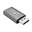 DisplayPort-auf-USB-C Adapter | 8K 60Hz | bidirektional | Grau
