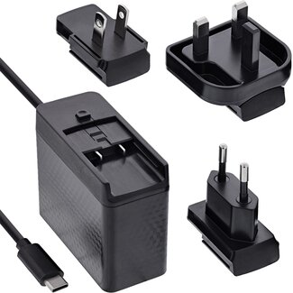 InLine InLine USB-C PD Reise-Ladegerät mit festem Kabel | GaN | 140W | Schwarz